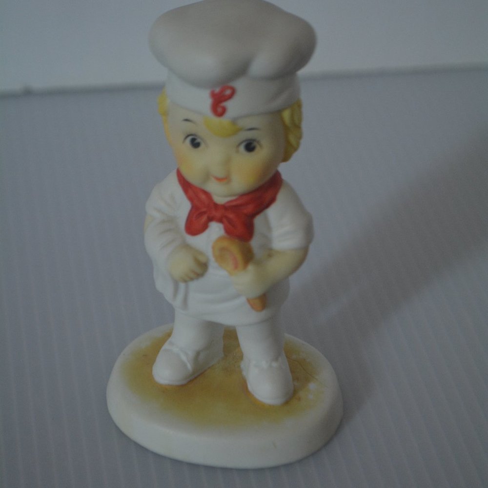 VTG 1993 Campbell's Soup Kids Figurine "Little Chef" Historical Series Ceramic